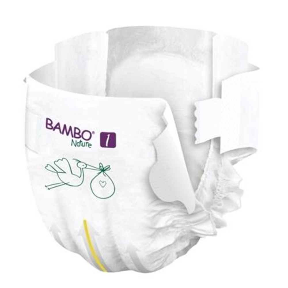 Bambo Nature 1 Newborn XS, otroške pleničke za nedonošenčke - 2 - 4 kg (22 plenic)