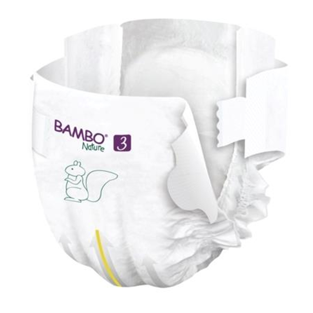 Bambo Nature 3 Midi, otroške pleničke - 4-8 kg (28 plenic)