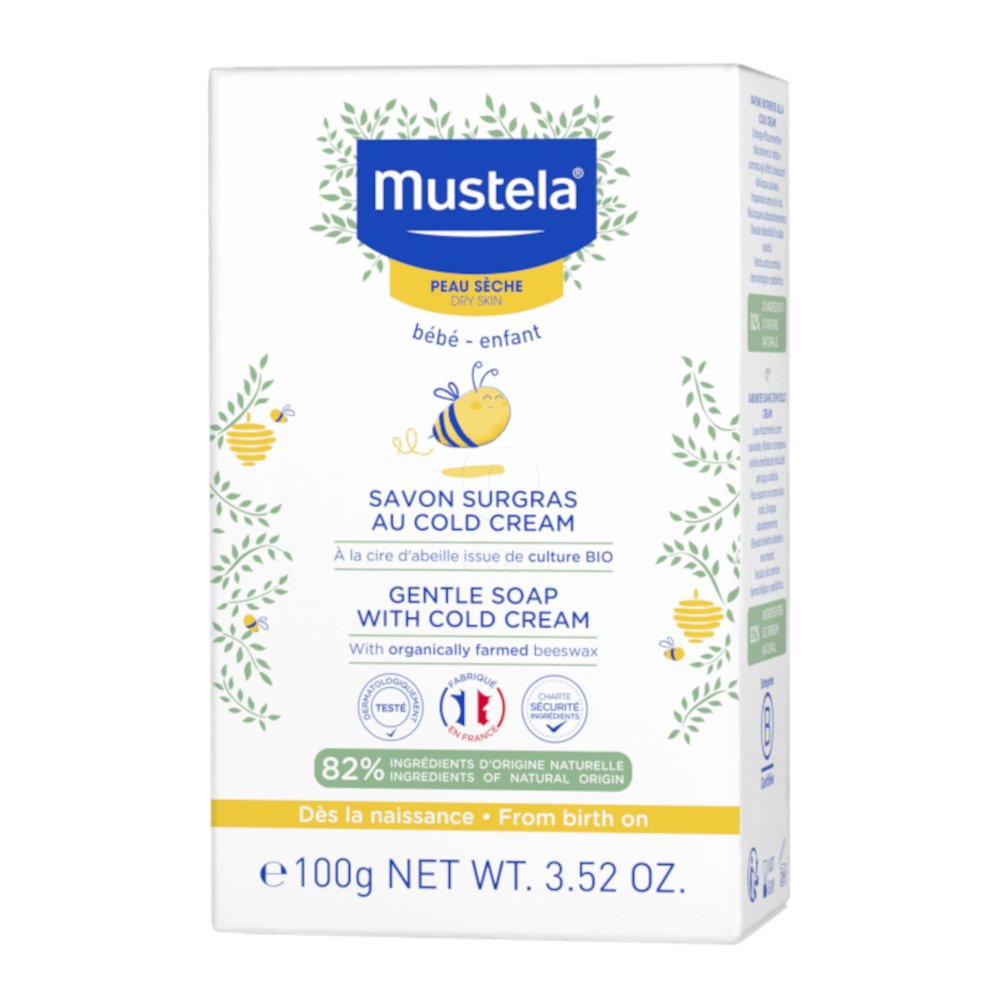 Mustela, nežno milo s hladilno kremo (100 g)