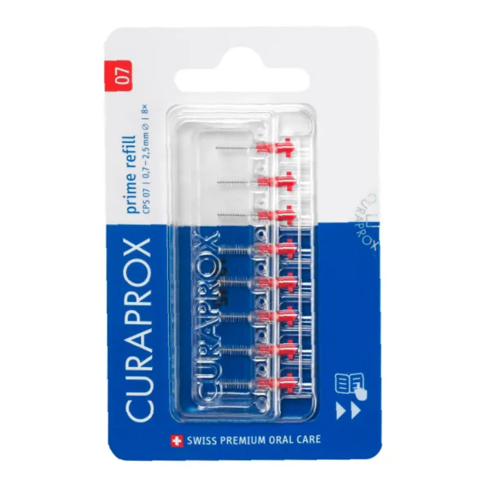 Curaprox CPS 07 Prime Refill (8 medzobnih ščetk + etui)