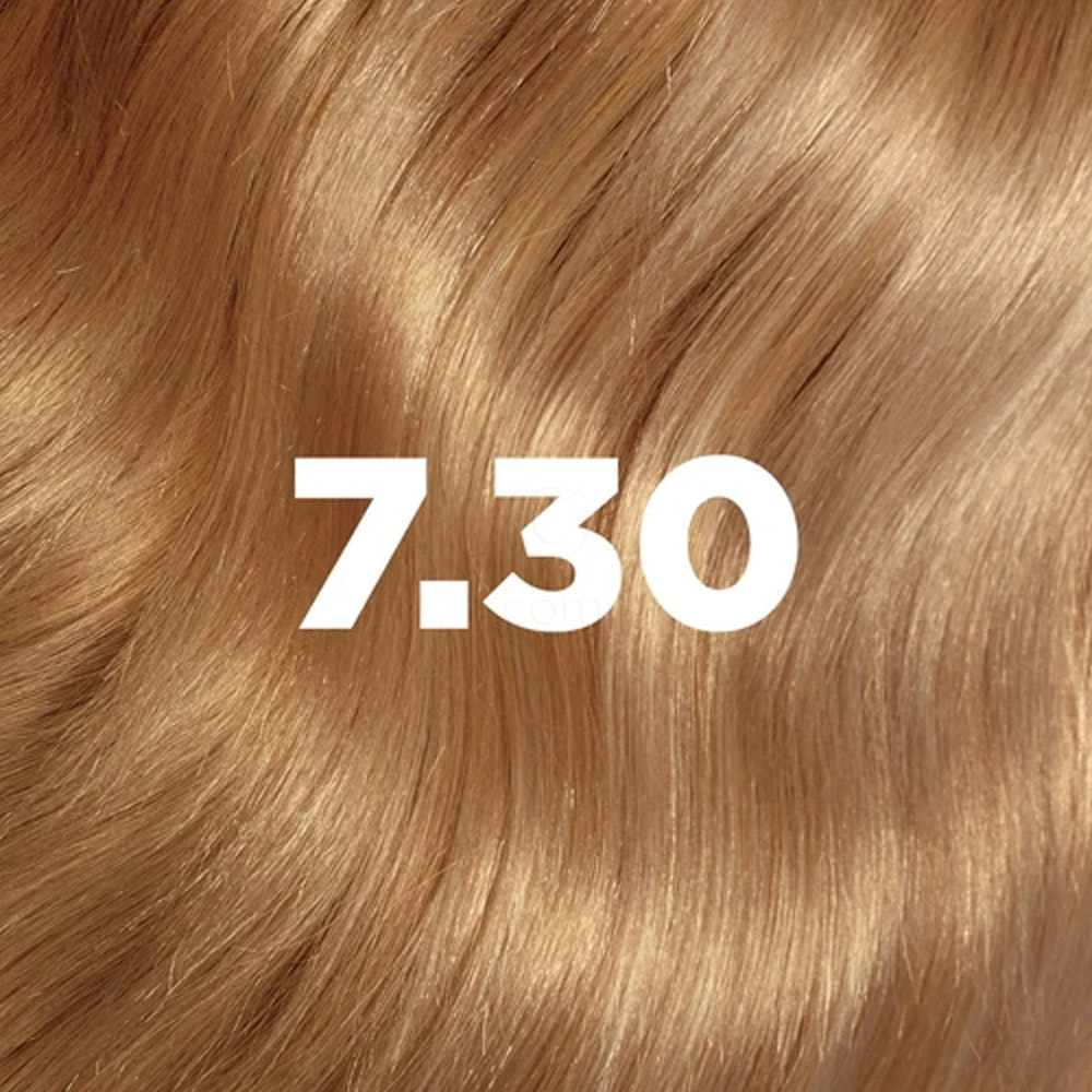 Lazartigue, veganska barva za lase - zlato blond 7.30 (1 komplet)