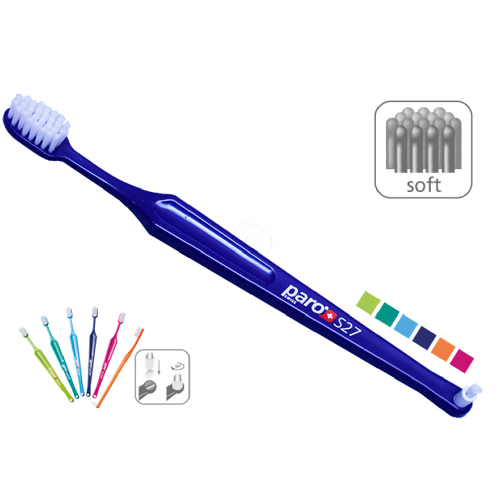 Paro S27, mehka zobna ščetka za otroke (1 zobna ščetka)