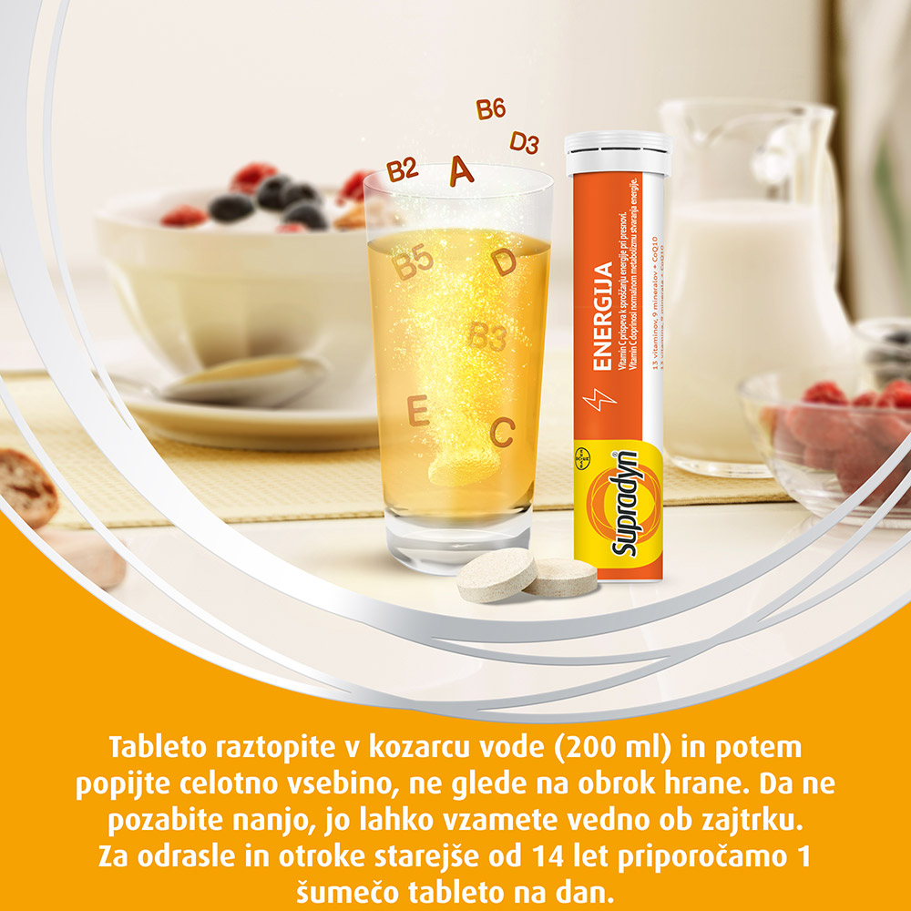 Supradyn Energija Q10, 30 šumečih tablet