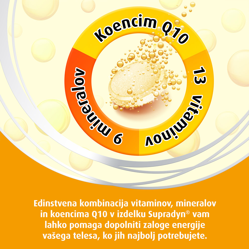 Supradyn Energija Q10, 30 šumečih tablet