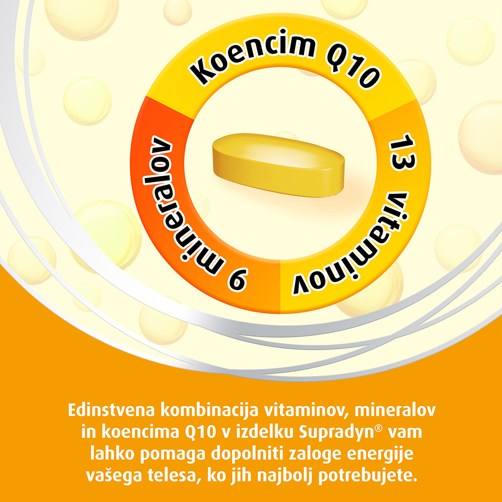 Supradyn Energija Q10, filmsko obložene tablete (30 tablet)