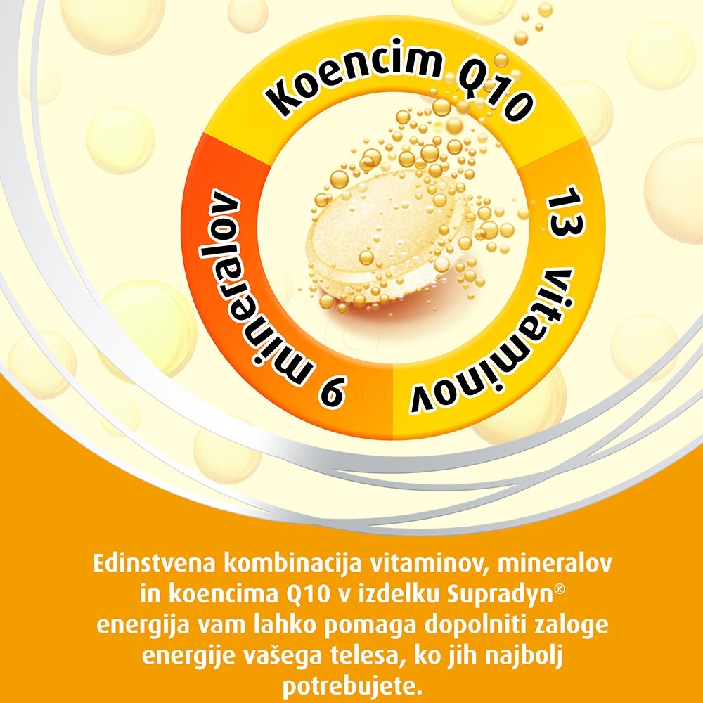 Supradyn Energija Q10, 15 šumečih tablet
