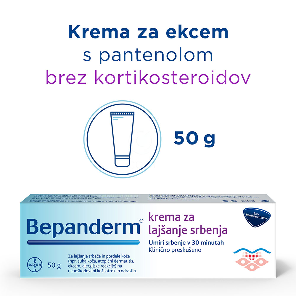 Bepanderm, krema proti srbečici - 50 g