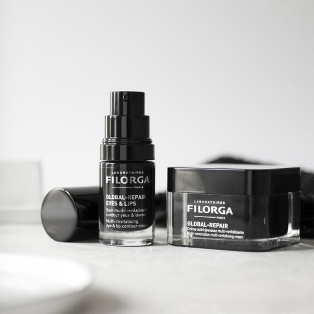 Filorga Global Repair Eyes & Lips, multi-revitalizirajoča krema za področje okoli oči in ustnic (15 ml)