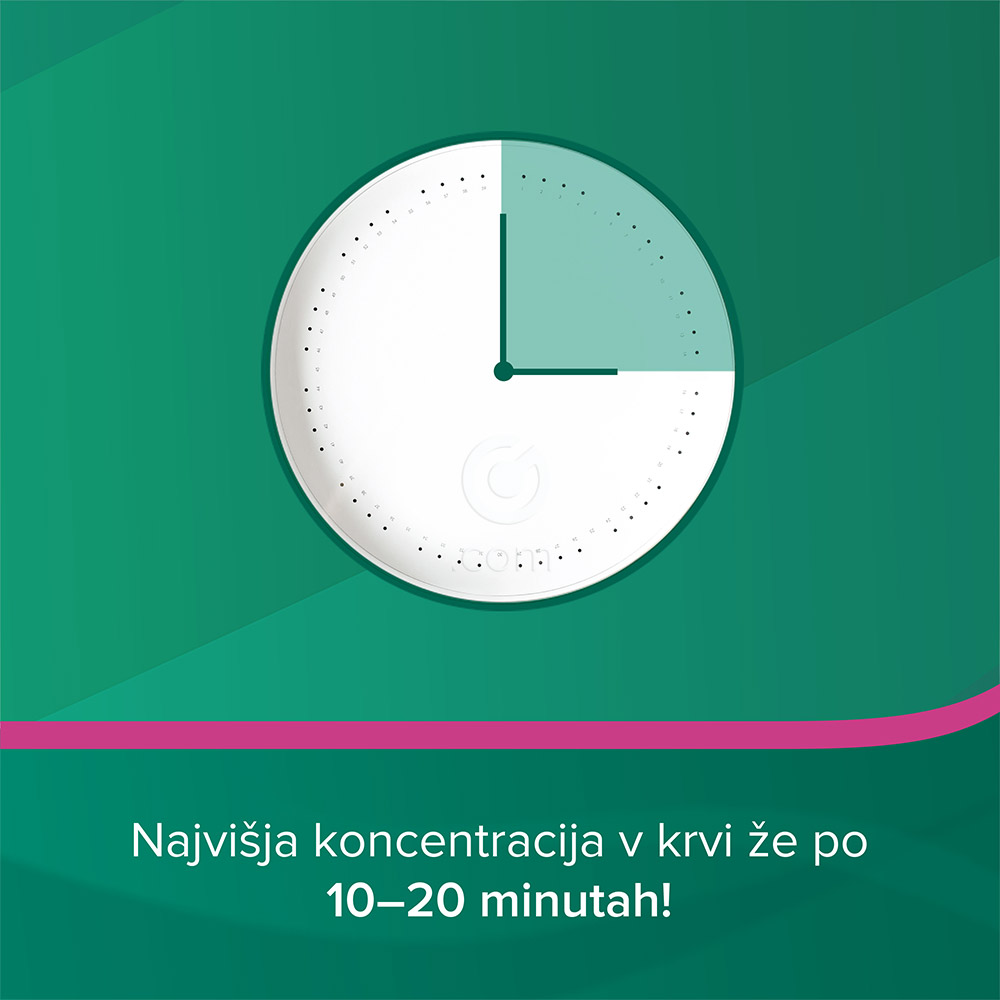 Aspirin direkt 500 mg, žvečljive tablete (10 tablet)