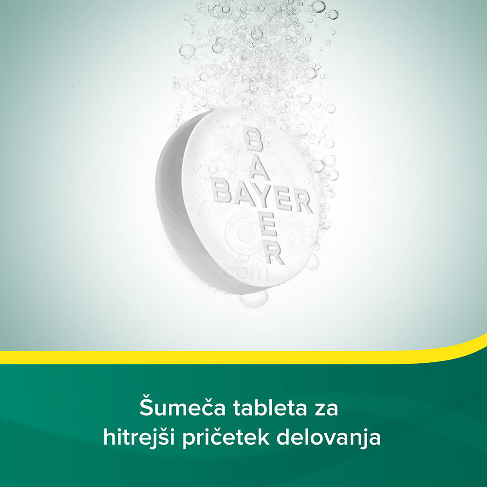 Aspirin plus C 400 mg/240 mg, 10 šumečih tablet