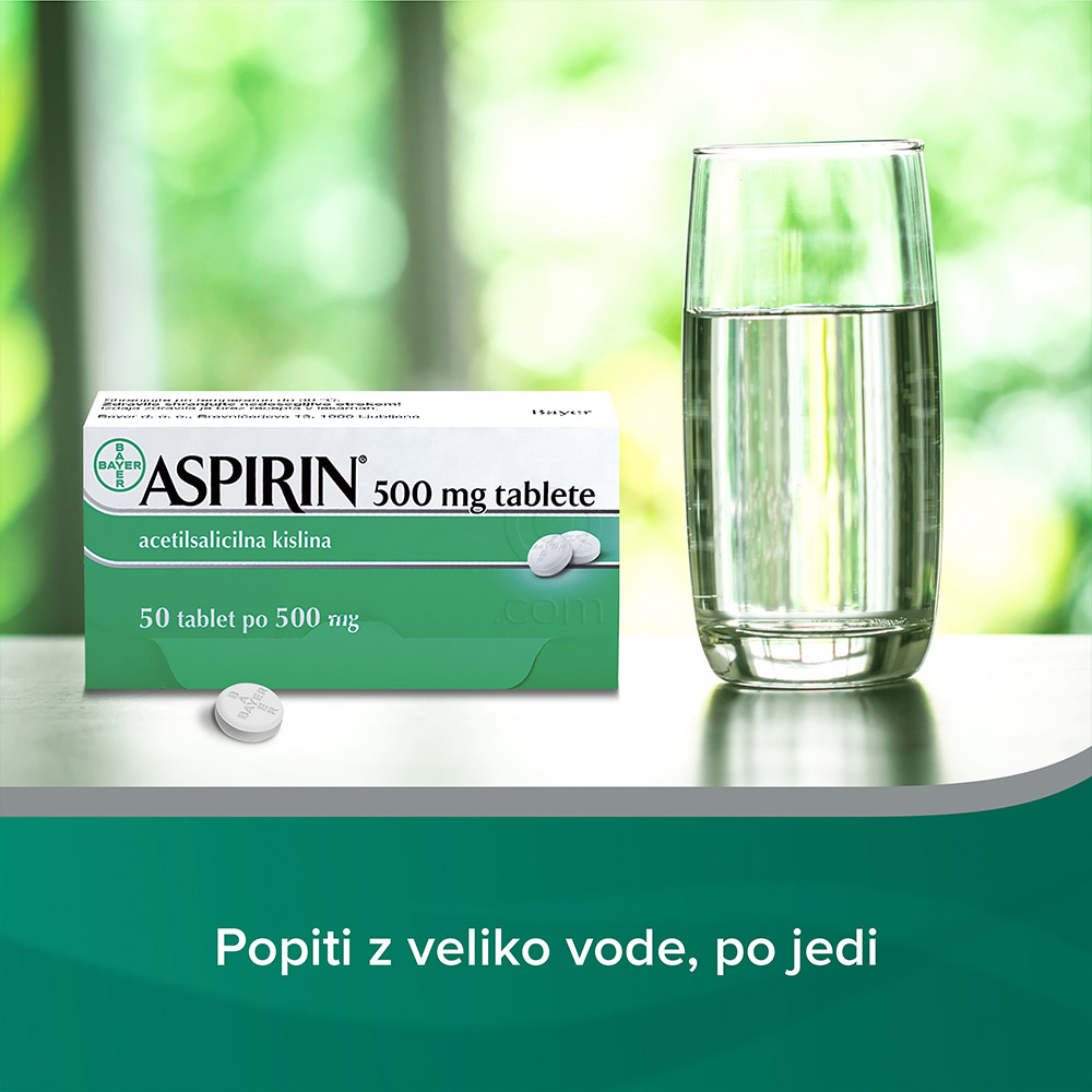 Aspirin 500 mg, tablete (50 tablet)