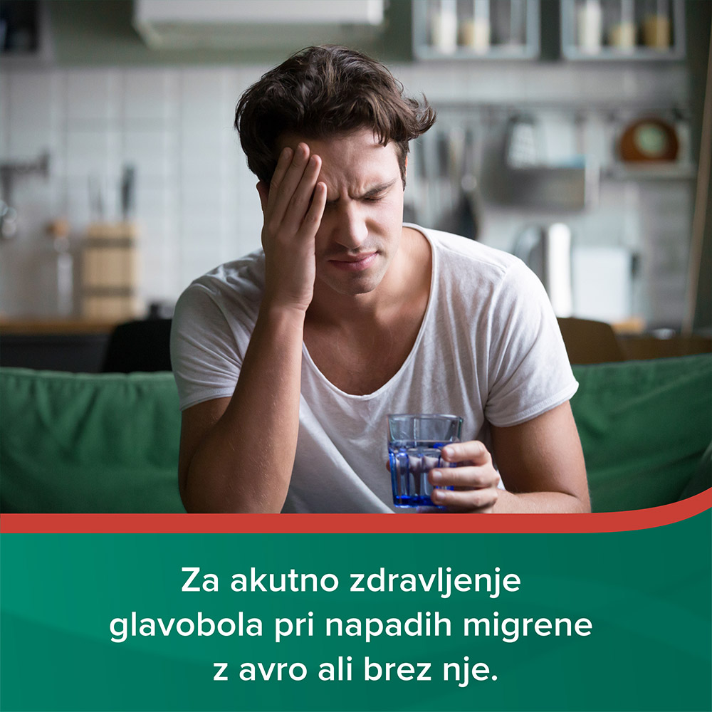 Aspirin migran 500 mg, šumeče tablete (12 tablet)
