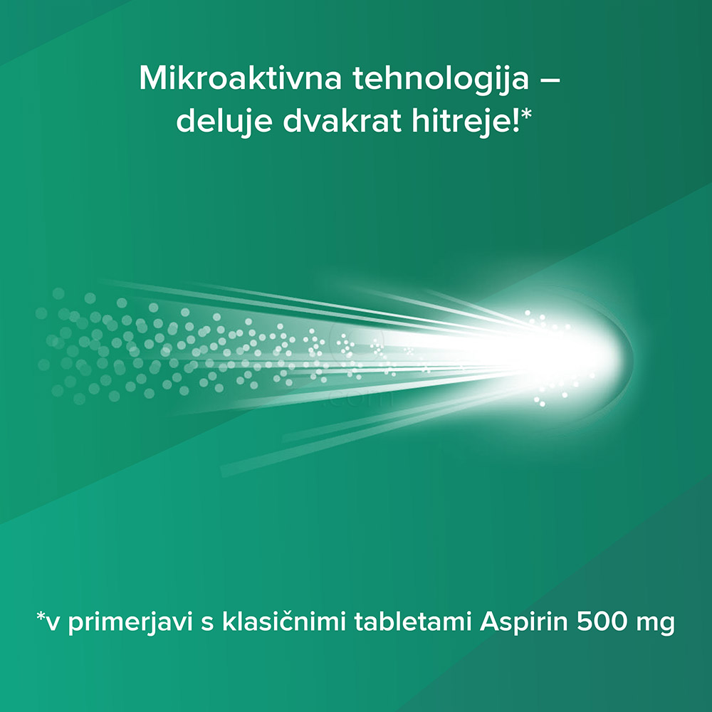 Aspirin 500 mg, obložene tablete (20 tablet)