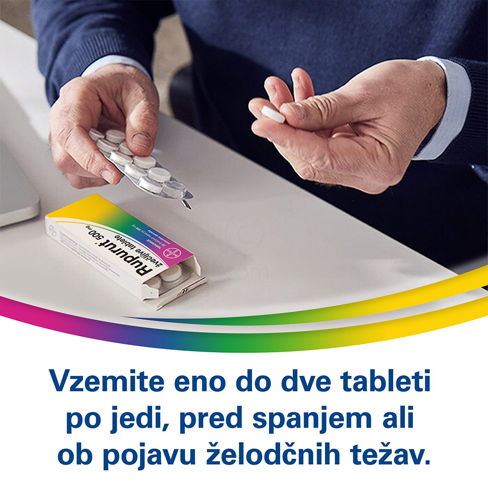 Rupurut 500 mg, žvečljive tablete (20 žvečljivih tablet)