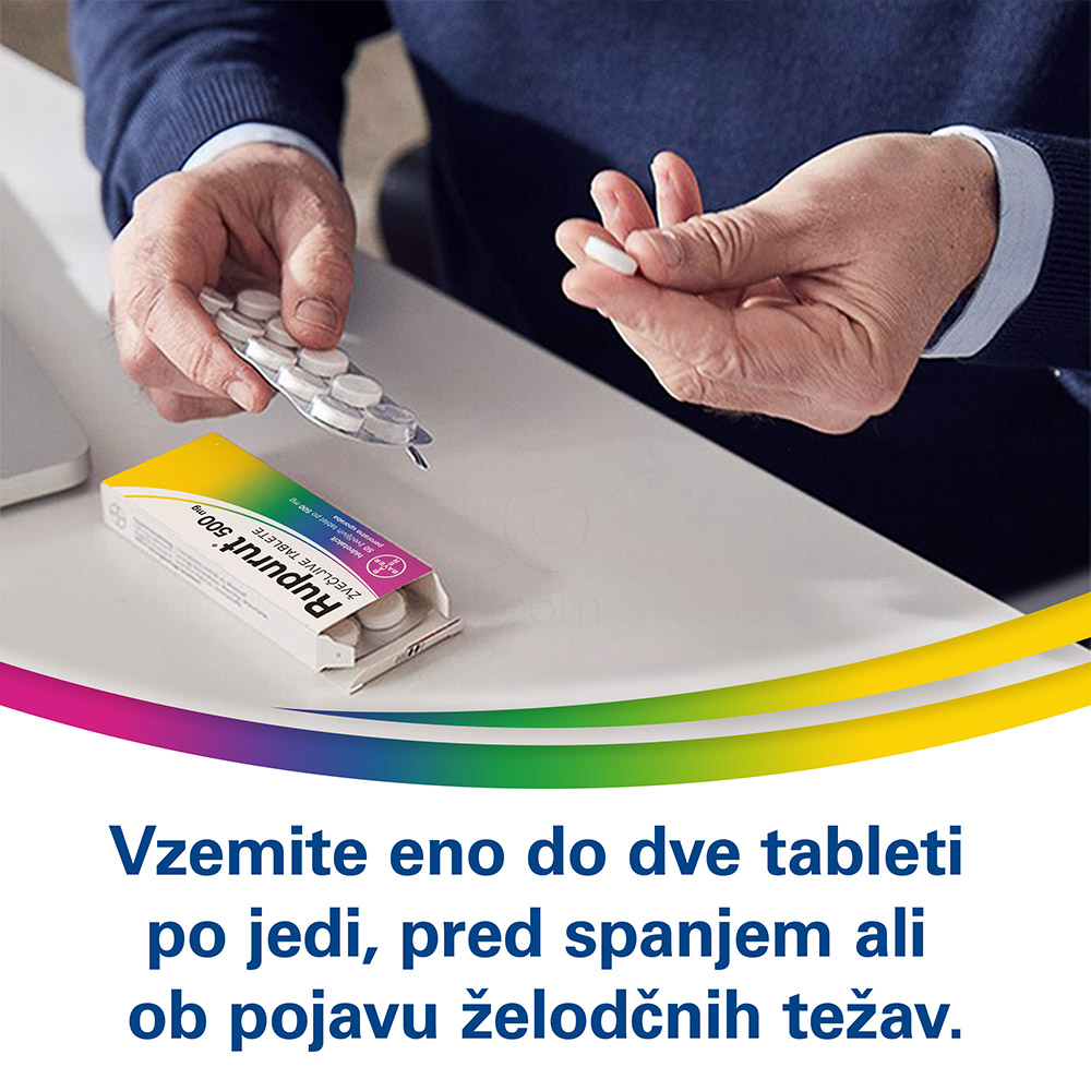 Rupurut 500 mg, žvečljive tablete (50 žvečljivih tablet)