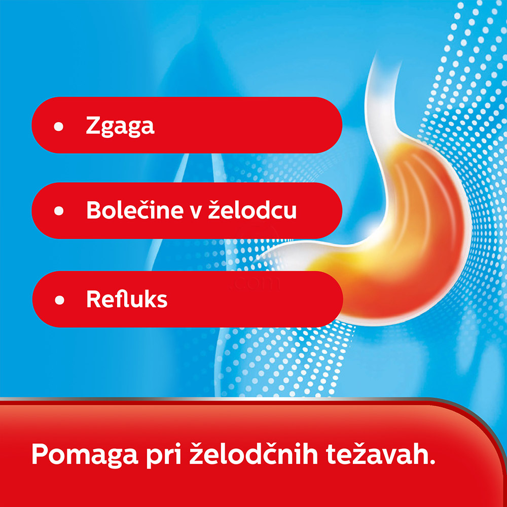 Rennie 680 mg/80 mg, žvečljive tablete (24 žvečljivih tablet)