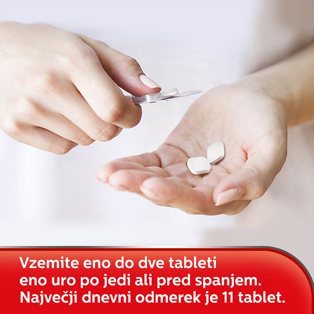 Rennie 680 mg/80 mg, žvečljive tablete (24 žvečljivih tablet)