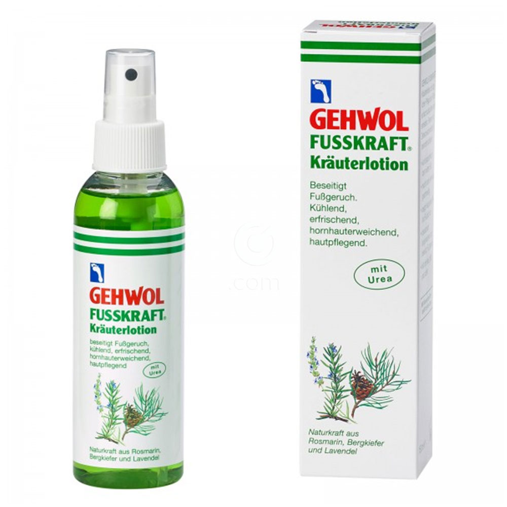 Gehwol Fusskraft, zeliščni losjon v pršilu (150 ml)