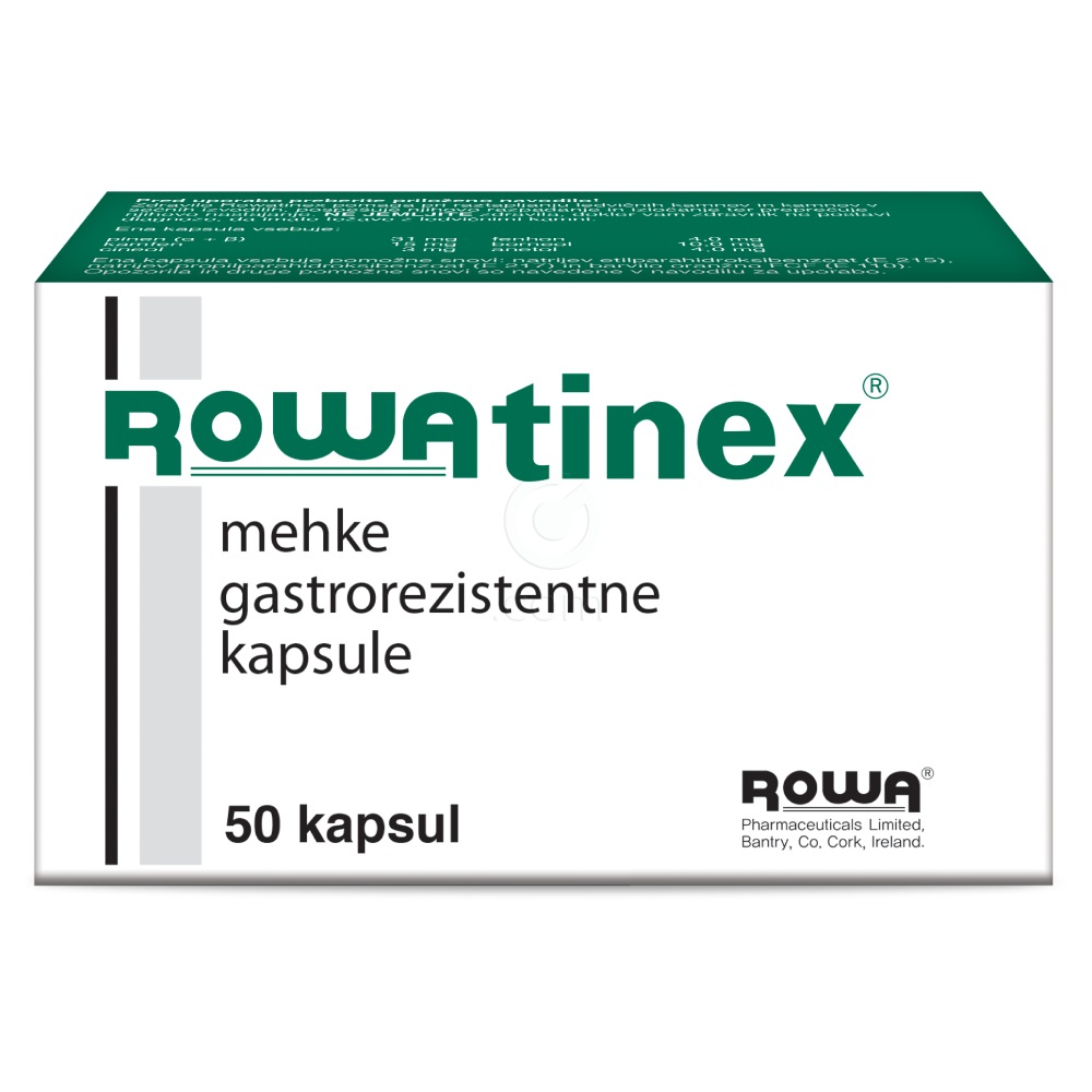 Rowatinex, gastrorezistentne mehke kapsule (50 kapsul)