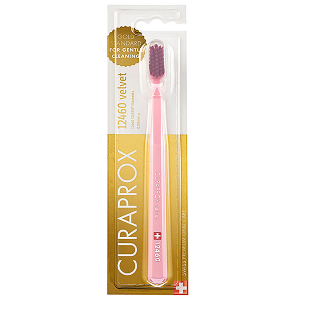 Curaprox CS 12460 Velvet, zobna ščetka s pokrovčkom (1 kos)