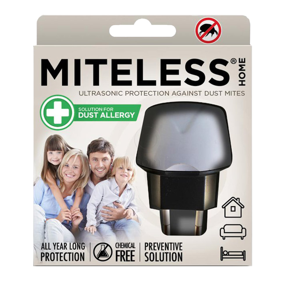 Miteless Home, ultrasonični repelent proti pršicam (1 naprava)