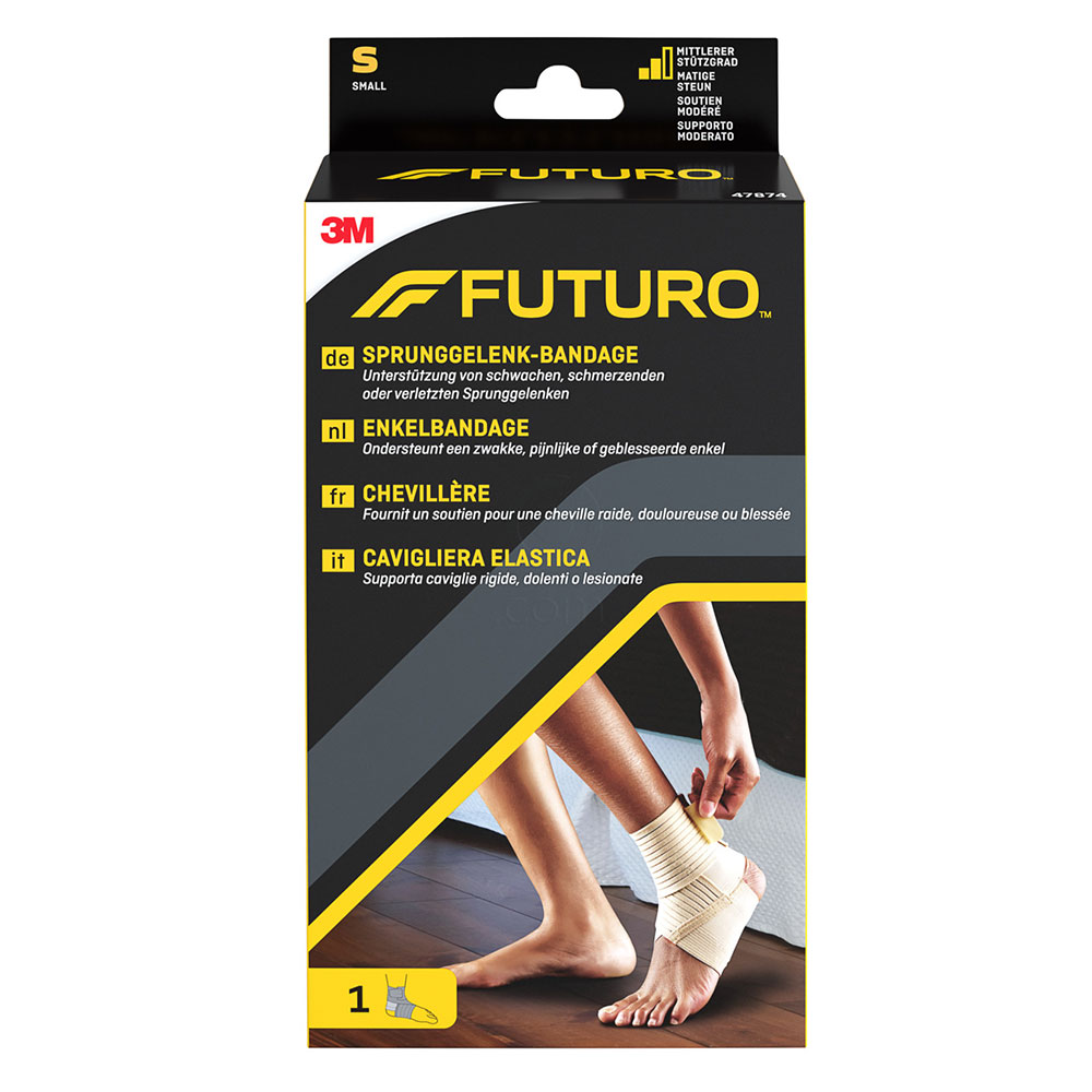 Futuro, bandaža za gleženj - bež  M (1 bandaža)