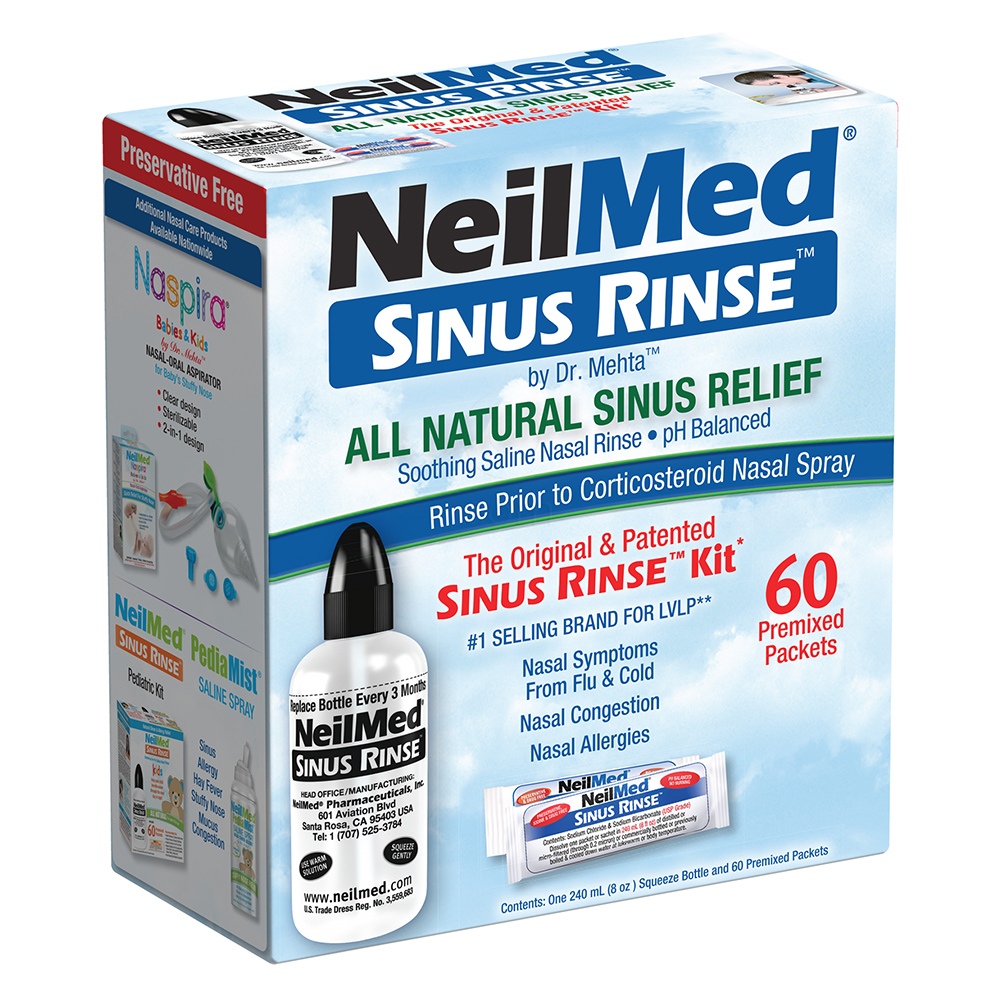 Sinus Rinse Neilmed, set (1 plastenka + 60 vrečk)