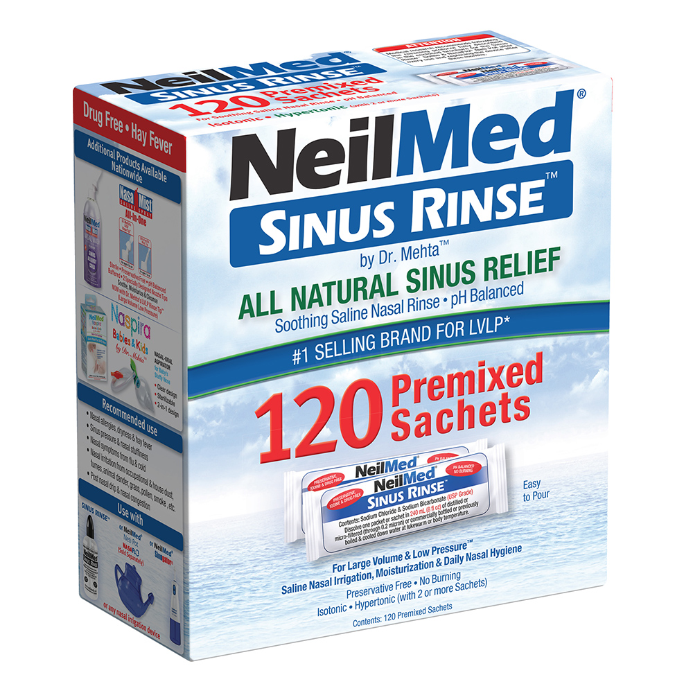 Sinus Rinse Neilmed, vrečke (120 vrečk)