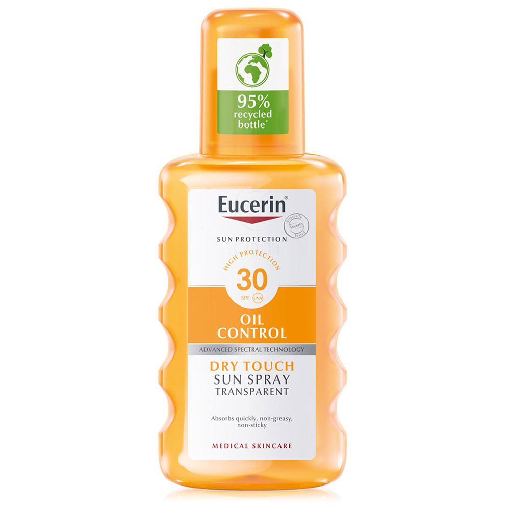 Eucerin Sun, prozorno pršilo za zaščito pred soncem - ZF 30 (200 ml)