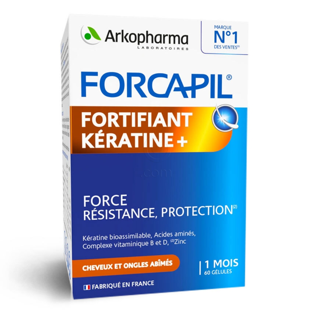 Forcapil Keratine+ Arkopharma, kapsule (60 kapsul)