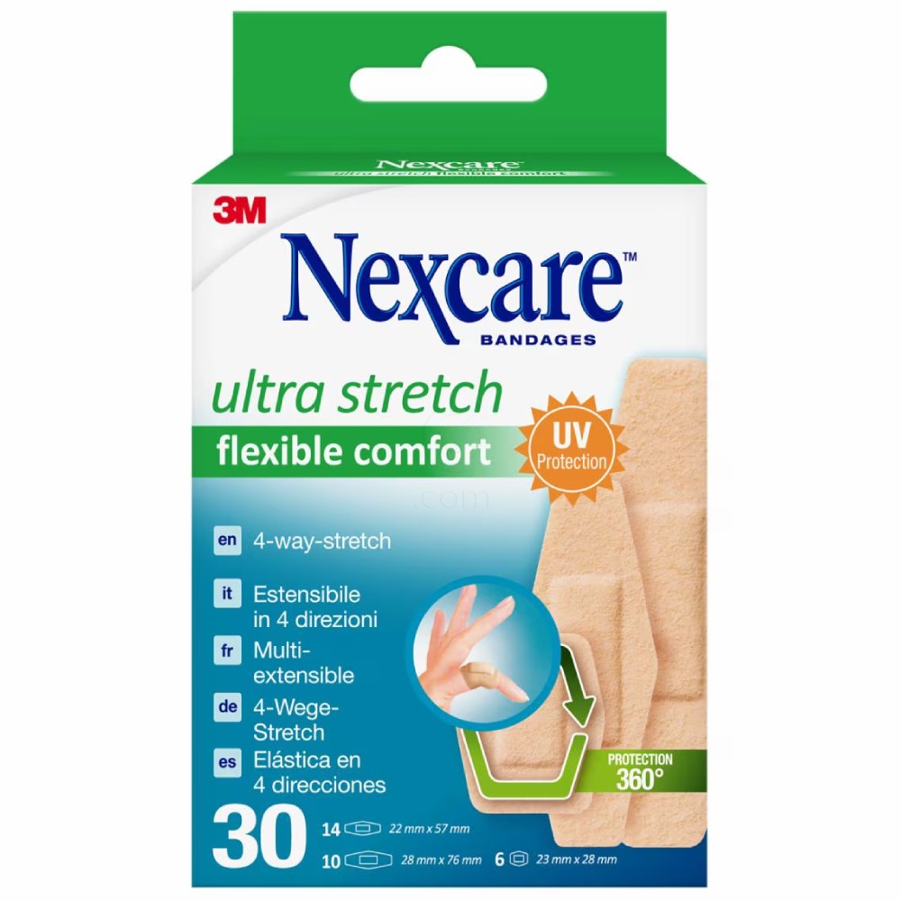 Nexcare Comfort 360, obliži (30 obližev)