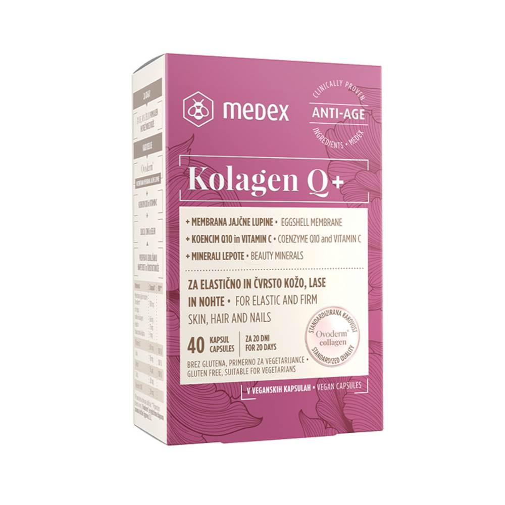Medex, Kolagen Q+, kapsule (40 kapsul)