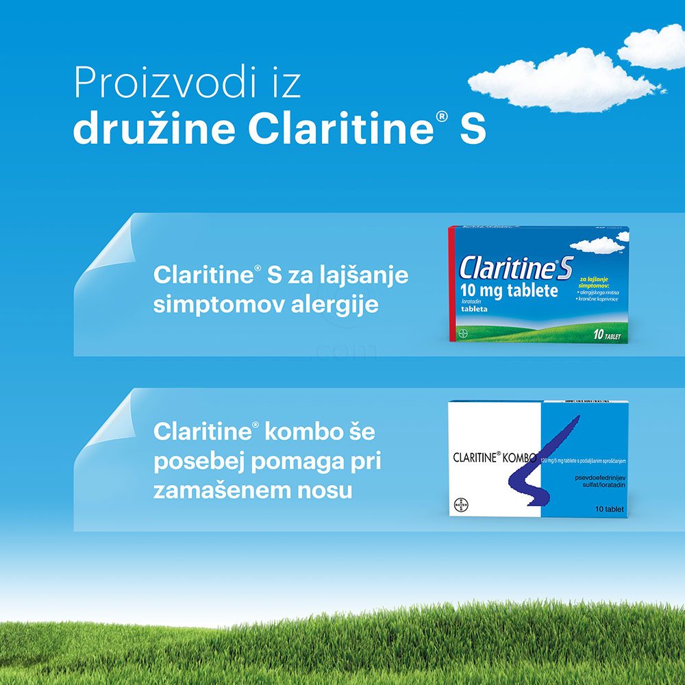 Claritine S 10 mg, 10 tablet