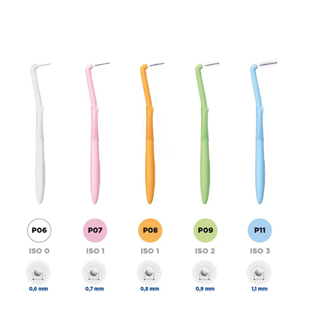 Curasept Proxi Prevention Angle P06, medzobne ščetke - bele (5 ščetk)