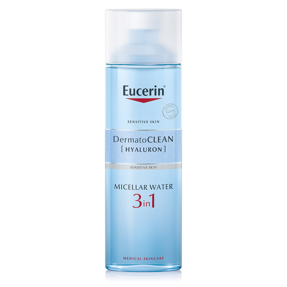 Eucerin DermatoClean [Hyaluron], micelarni čistilni fluid 3v1 (200 ml)