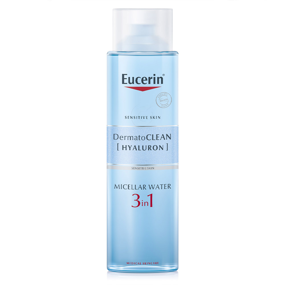 Eucerin DermatoClean  [Hyaluron], micelarni čistilni fluid 3v1 (400 ml)