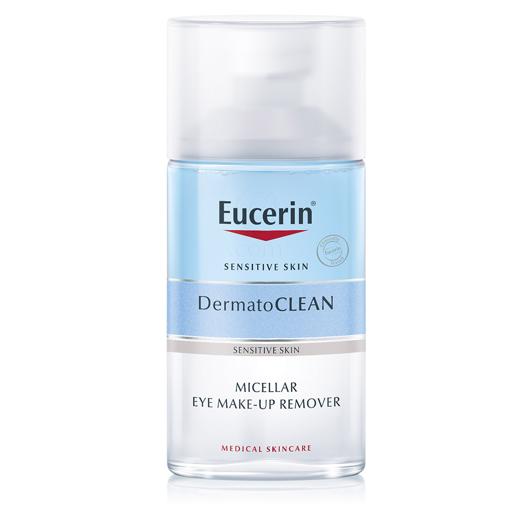 Eucerin DermatoClean, micelarni odstranjevalec ličil za oči (125 ml)