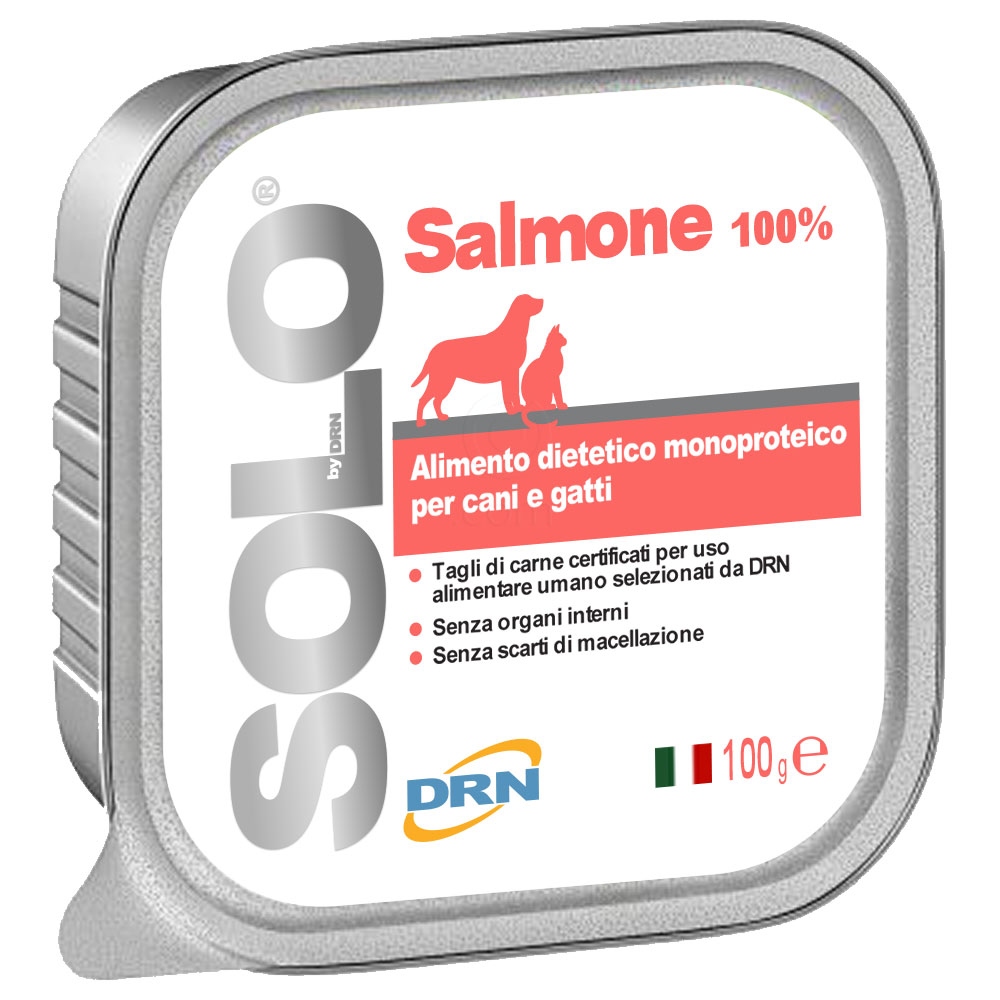 Solo Salmone, monoproteinska dieta za pse in mačke - Losos (100 g)