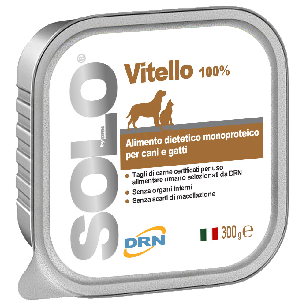 Solo Vitello, monoproteinska dieta za pse in mačke - Teletina (300 g)