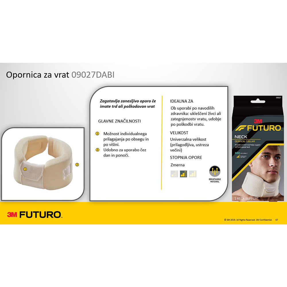 Futuro, opornica za vrat - mehka (1 opronica)