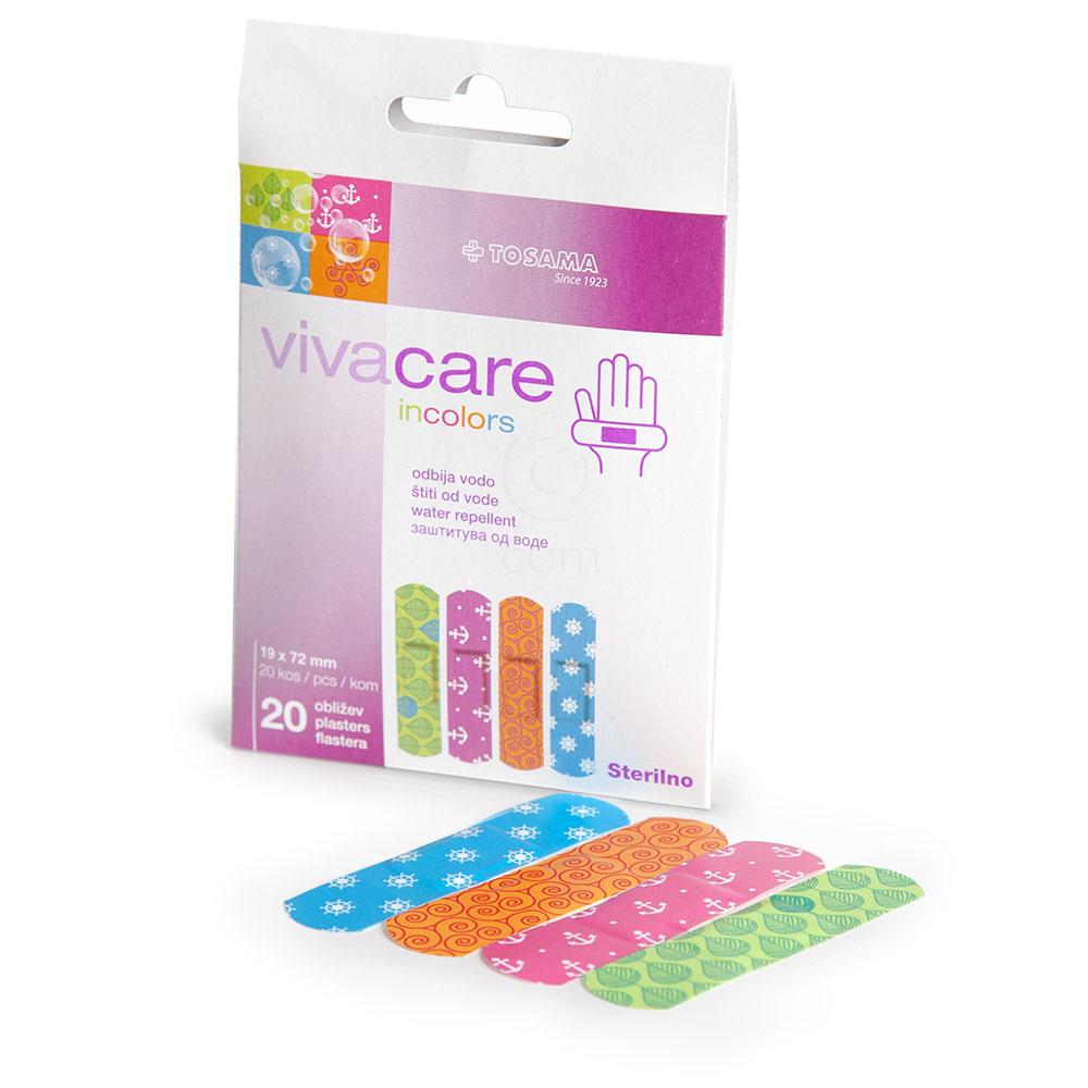 vivacare incolors, 20 barvnih obližev