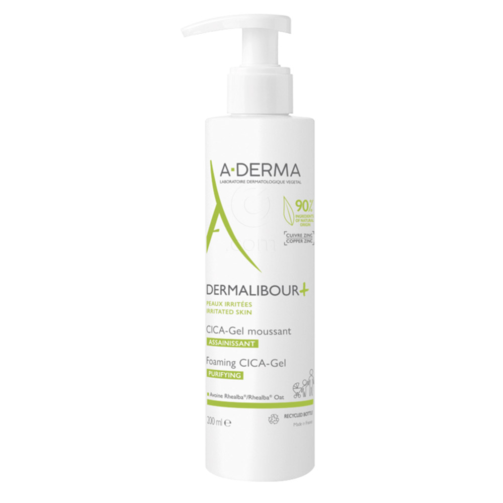 A-Derma Dermalibour+, peneči cica gel (200 ml)