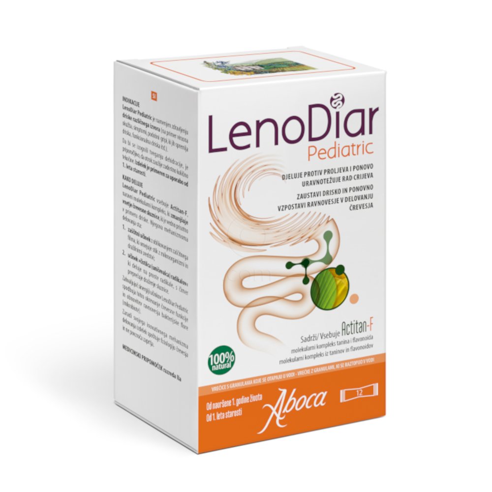 LenoDiar Pediatric Aboca, granule (12 vrečk)
