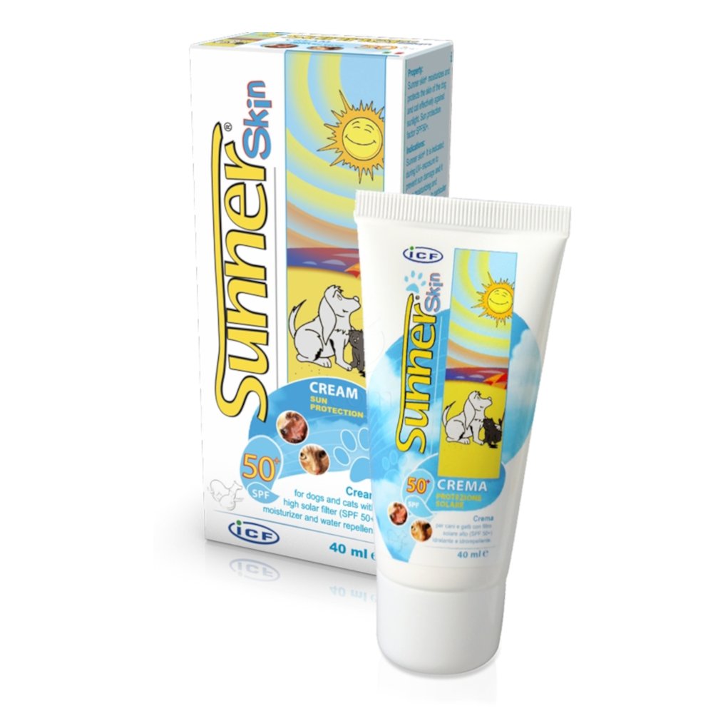 Sunner Skin, krema za zaščito pred soncem za pse in mačke - ZF50+ (40 ml)