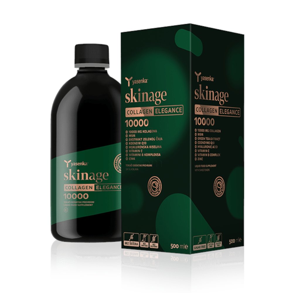 Yasenka Skinage Collagen Elegance 10.000, tekoče prehransko dopolnilo (500 ml)