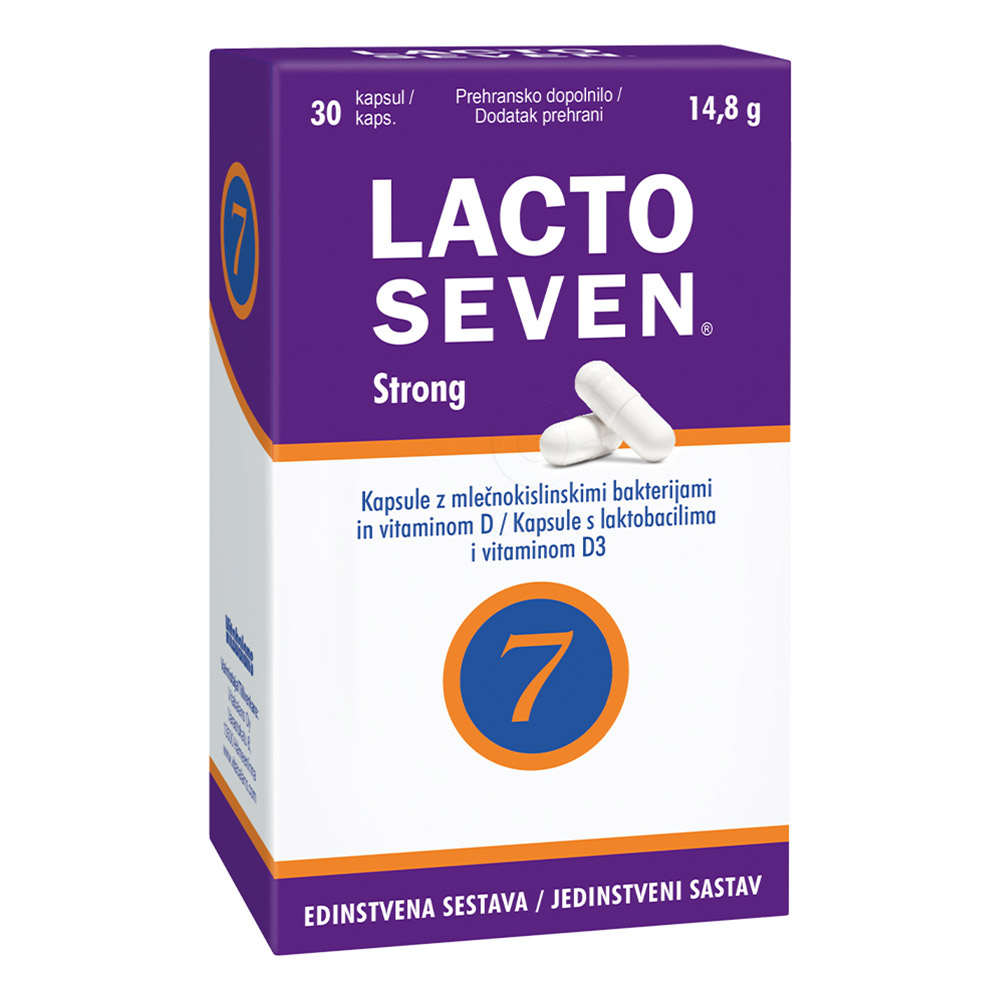 LactoSeven Strong Vitabalans, kapsule (30 kapsul)