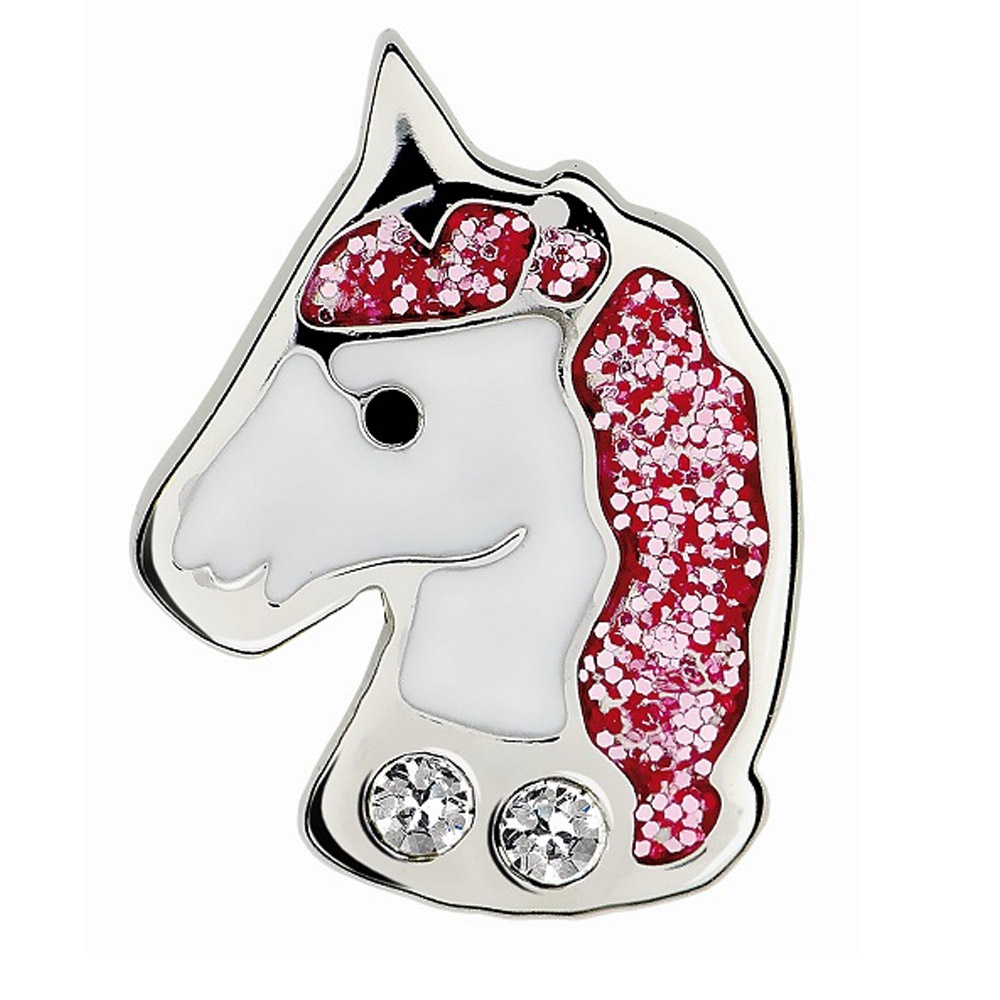 Biojoux Kids, uhani iz kirurškega jekla - roza Swarovski samorog - BJT701 (2 uhana)