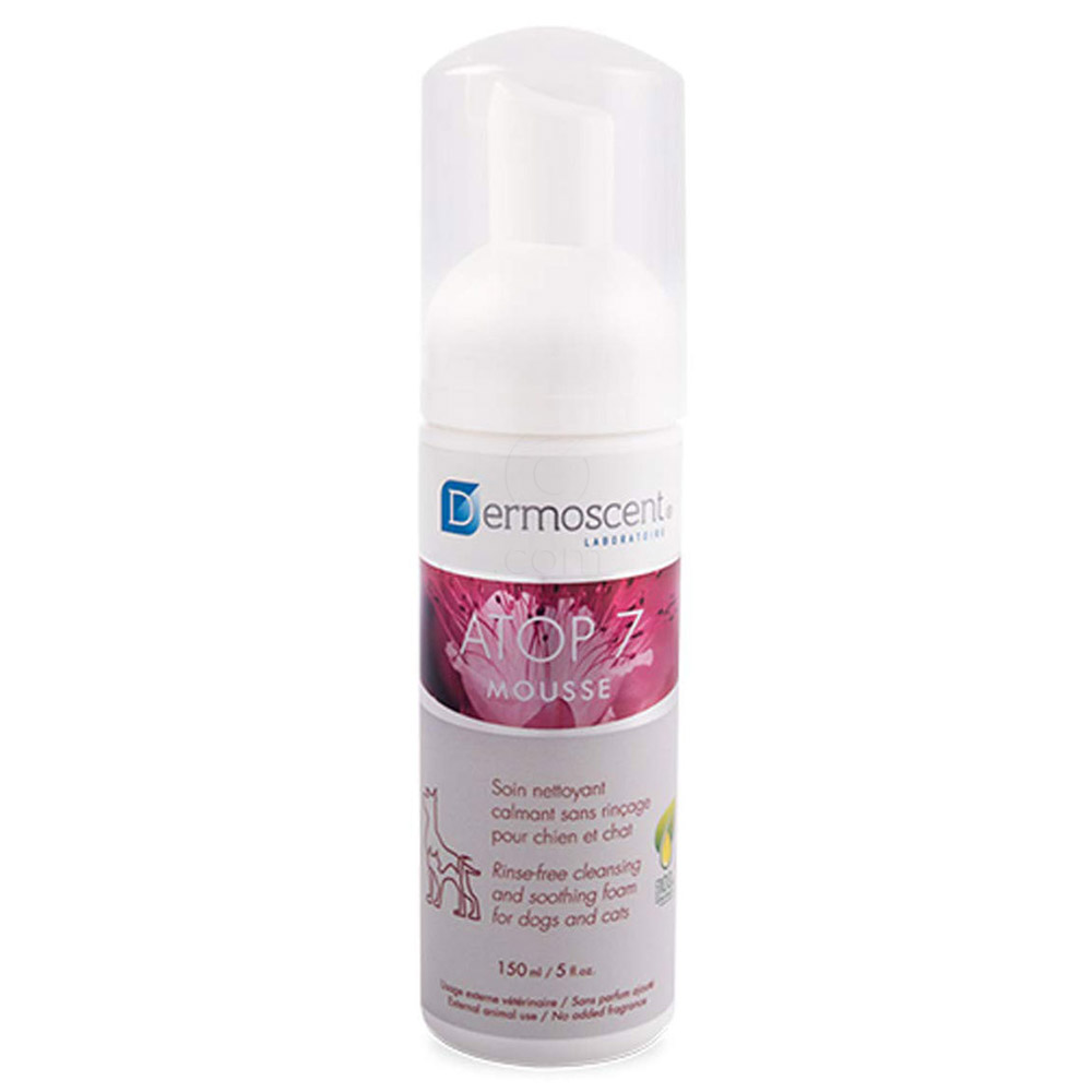 Atop 7 Mousse Dermoscent, suha pena za pse in mačke (150 ml)