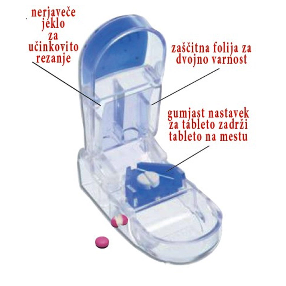 Apex, posodica za rezanje in shranjevanje tablet (1 posodica) 