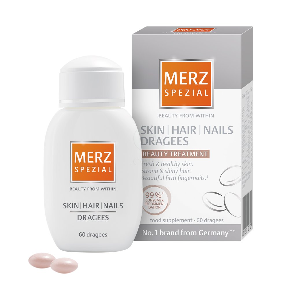 Merz Spezial, dražeji za kožo, lase in nohte (60 dražejev)